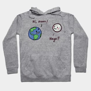 Earth and Moon Hoodie